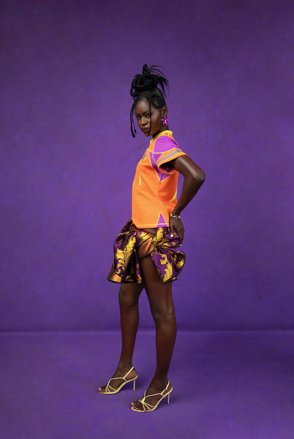 Kaida Football Jersey - Orange - Image 4