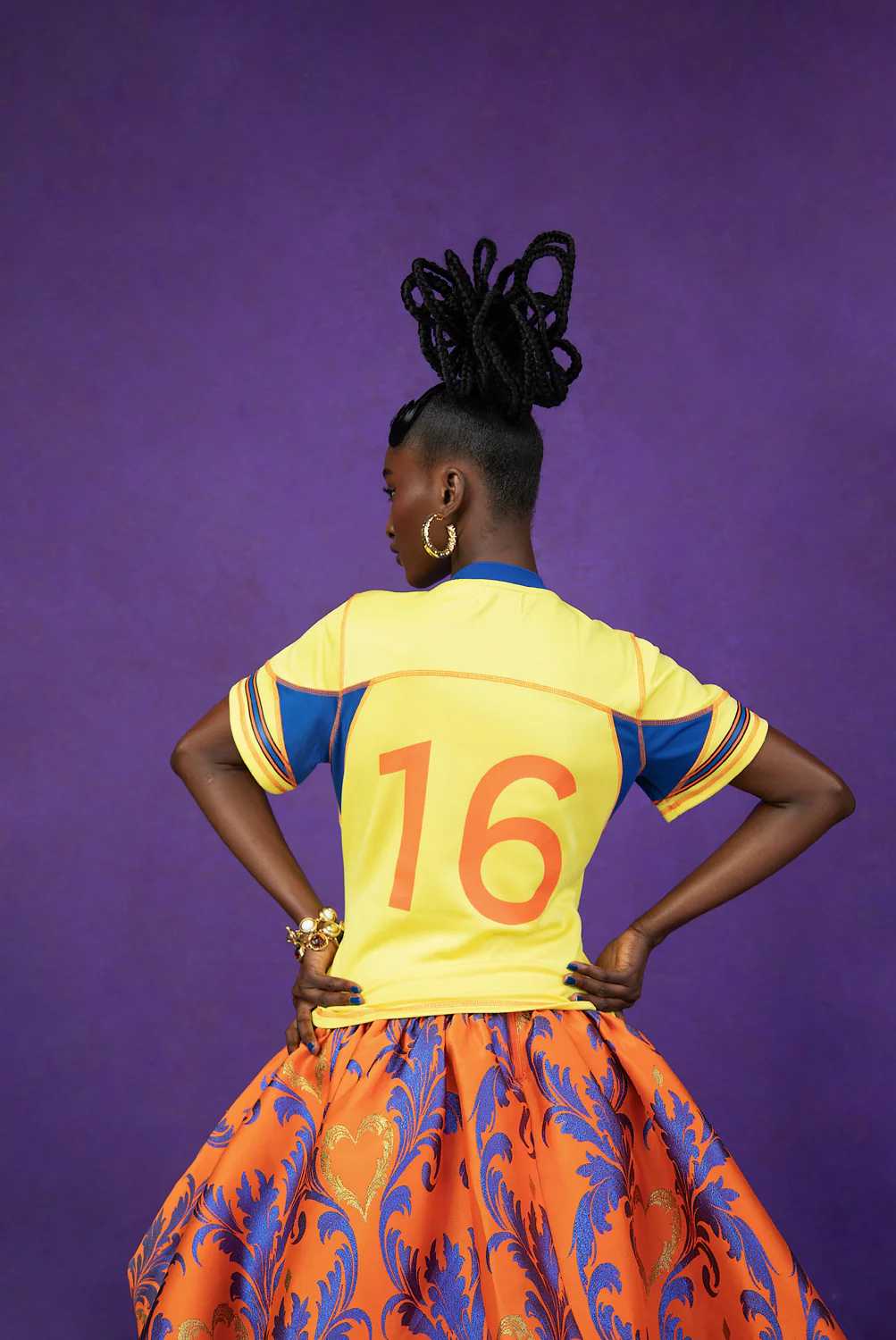 Kaida Football Jersey - Yellow - Image 2