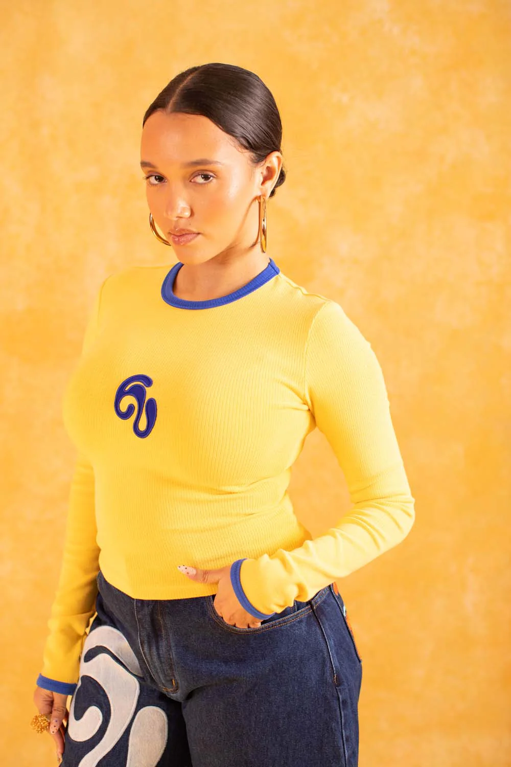 Nao Cotton Logo Embroidered Long Sleeve Top - Bundle - Image 9