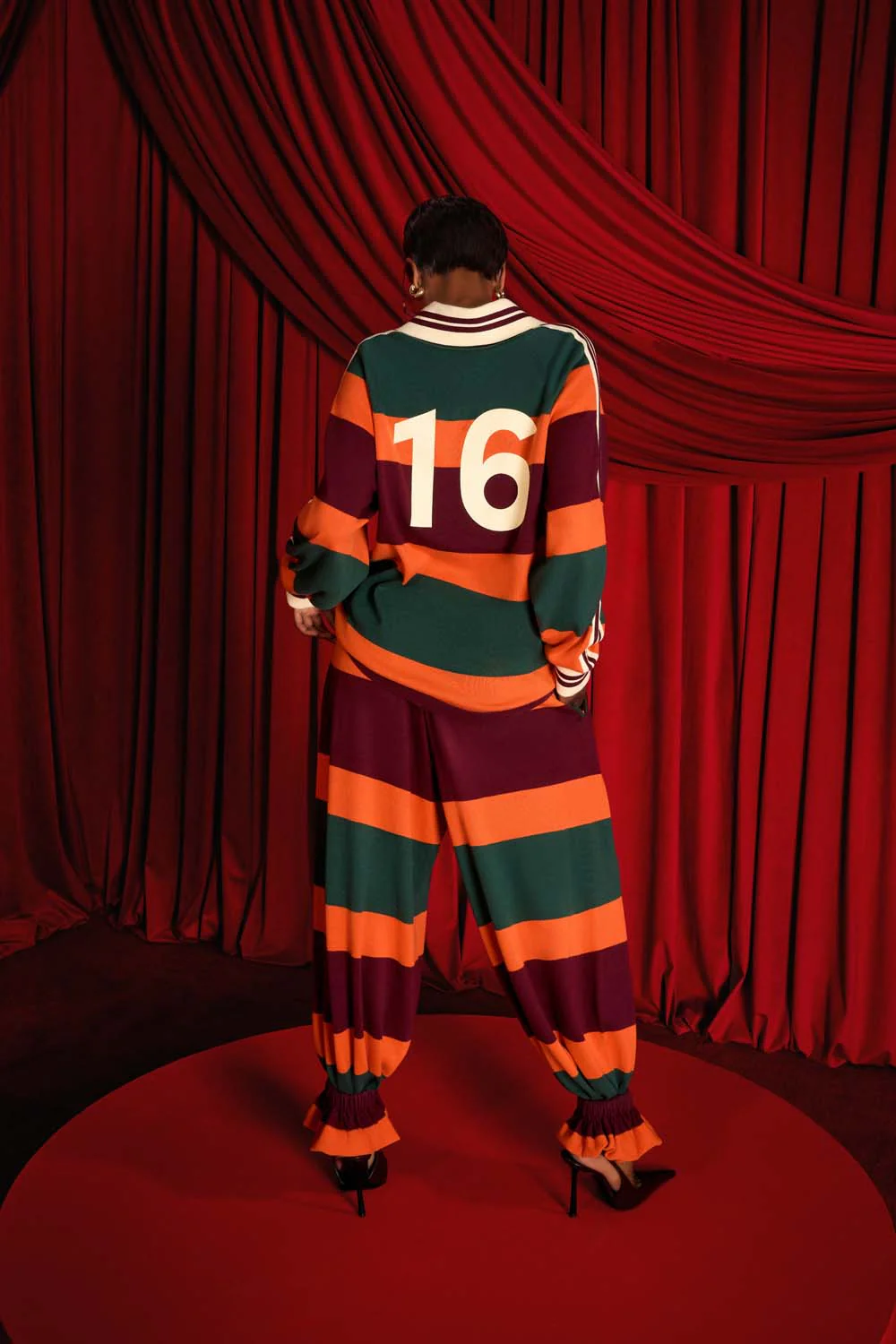 Rafa Striped Long Sleeve Rugby Shirt - Image 3